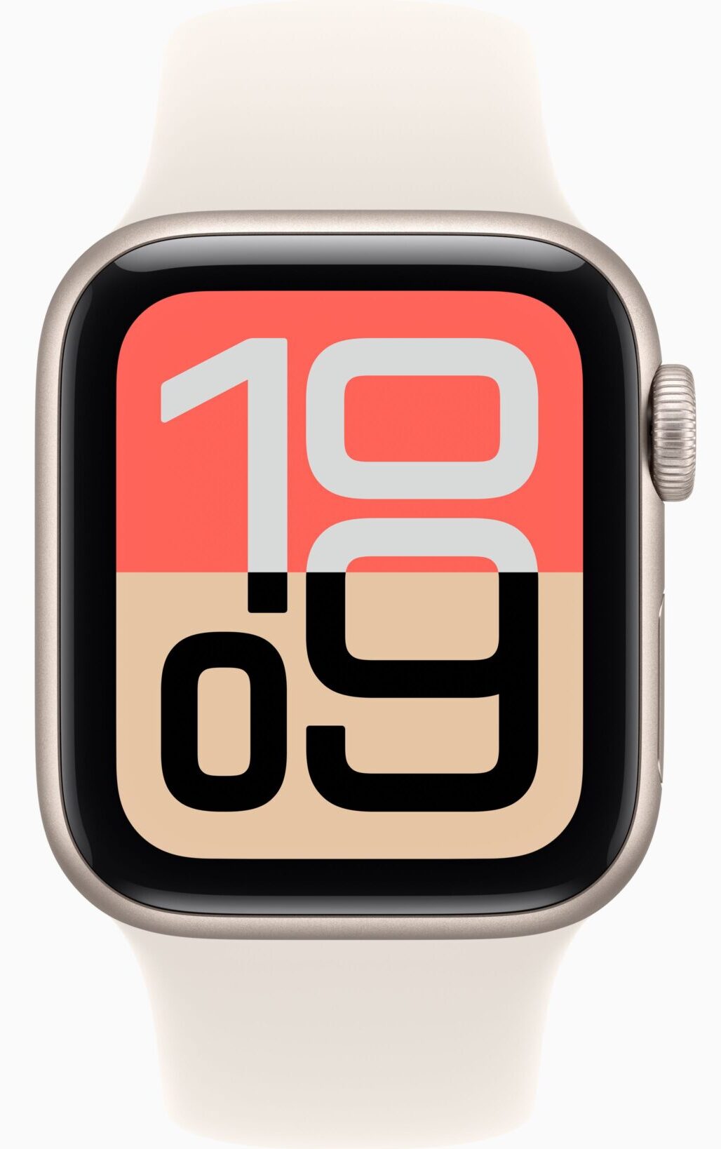 יבואן רשמי - שעון חכם Apple Watch SE 3rd Gen 2025 40mm Aluminum Case Rubber Sport Band GPS אפל