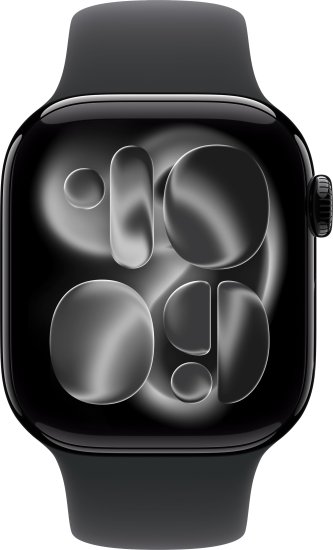 יבואן רשמי - שעון חכם Apple Watch Series 11 2025 46mm Aluminum Case Rubber Sport Band GPS +‎ Cellular אפל