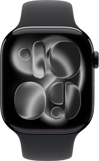 יבואן רשמי - שעון חכם Apple Watch Series 11 2025 46mm Aluminum Case Rubber Sport Band GPS אפל